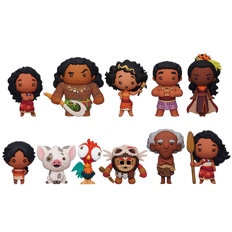 Moana 2 3D Collectable Keychains